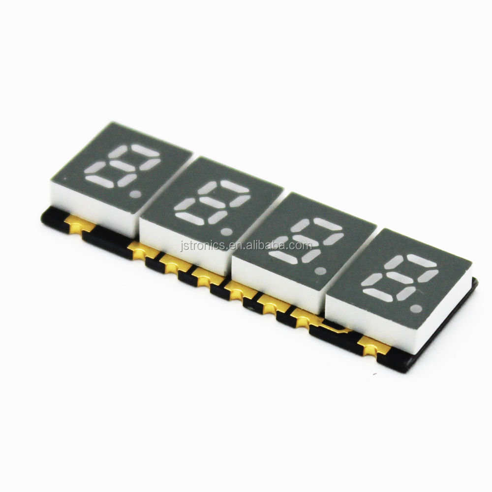 Blue 0.2/" 2 Digit 7-Segment LED Display SMD Surface Mount common anode