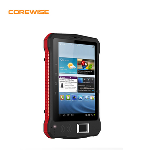 Tablet pad with RFID smart card reader fingerprint sensor barcode scanner