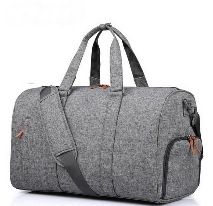 Logo personnalis&eacute; week-end sport sac de sport voyage v&ecirc;tement sac de sport avec compartiment &agrave; chaussures