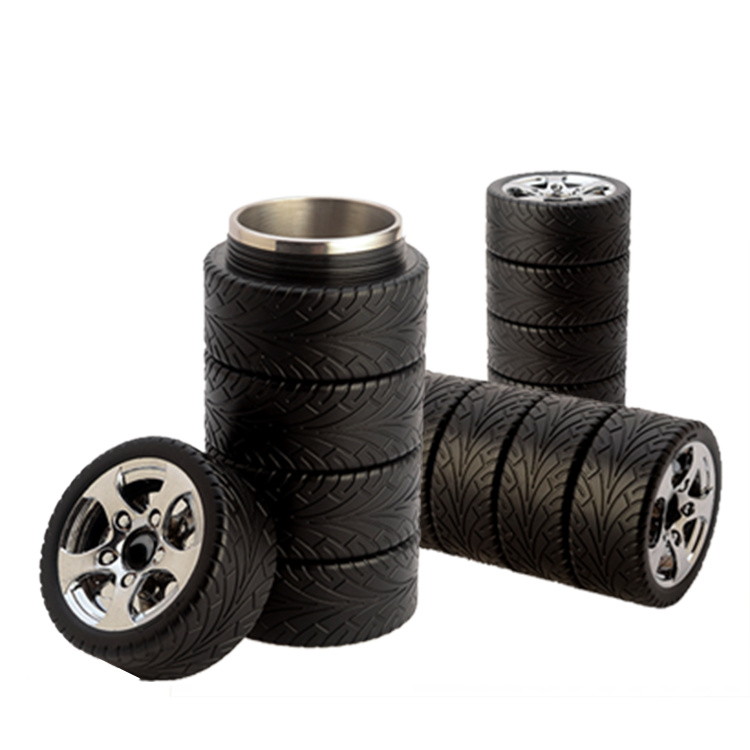 Hot Selling High Quality Creative Travel mug Stainless Steel Tire Mug