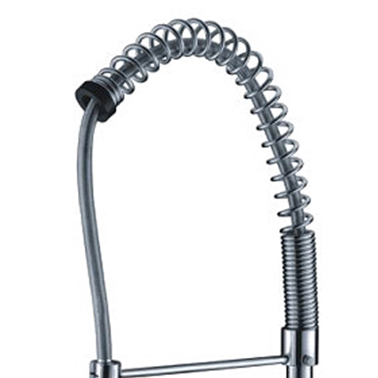 Pull-Out Sink Cozinha Taps Hot And Cold 304 Stainless Steel 360 Degree Rotation Spring Pull Out Sprayer Kitchen Faucet