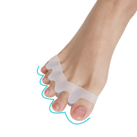 柔软舒适的脚趾保护脚趾分离器缓解脚部疼痛