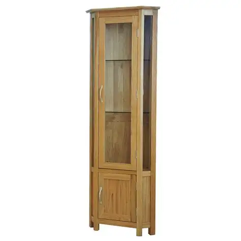 Custom Made Wooden Home Furniture Modern Storage Corner Cabinet
