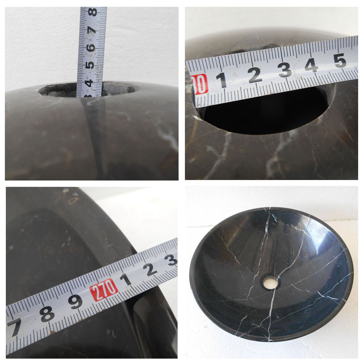 Round Stone Luxury Marble Sink