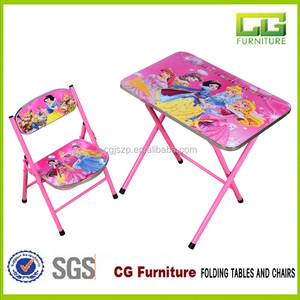 childs folding table and chairs