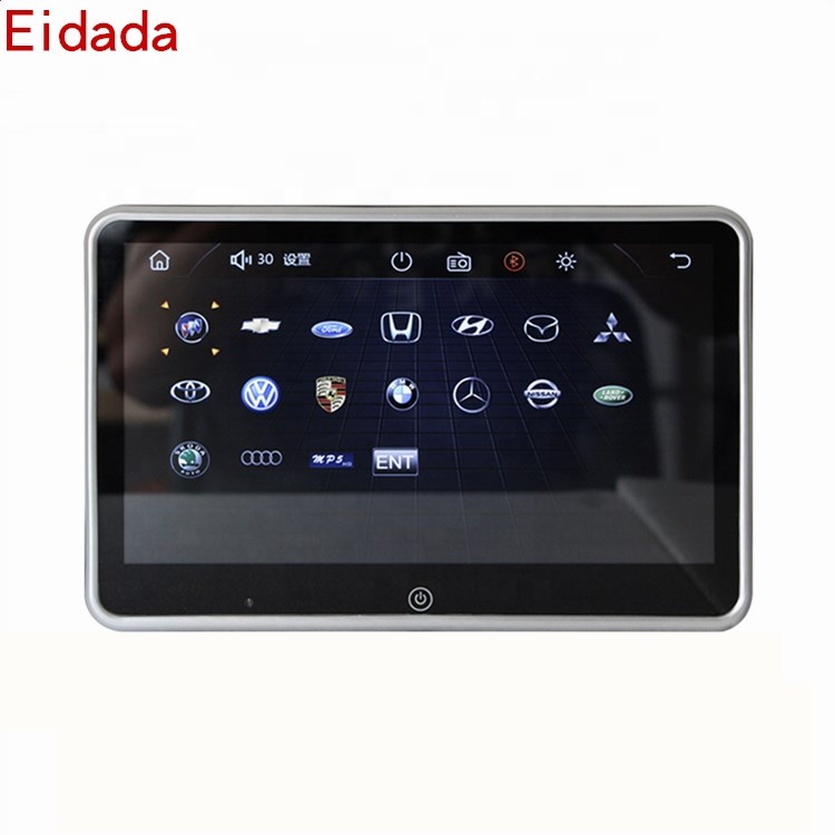 10,1 дюймовый емкостный сенсорный экран для монитора автомобильного подголовника Mp5 плеер с зеркальным соединением B-l-u-e-tooth FM USB TF 1080p Play