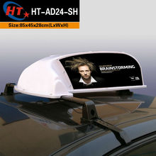 Magnetic taxi toplight with white pp plastic