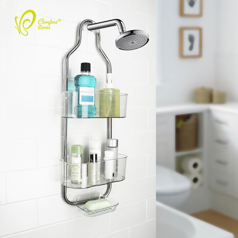 Высокое качество ванная комната нержавеющей стали висит Душ caddy