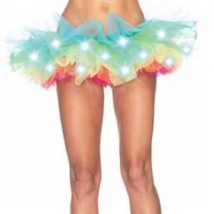Halloween Costume Women Light up Tutu Skirt
