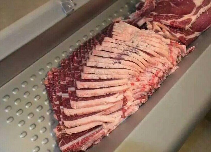 25K Automatic Frozen Row Meat Slicing Machine Steak Bacon Ham Slicer