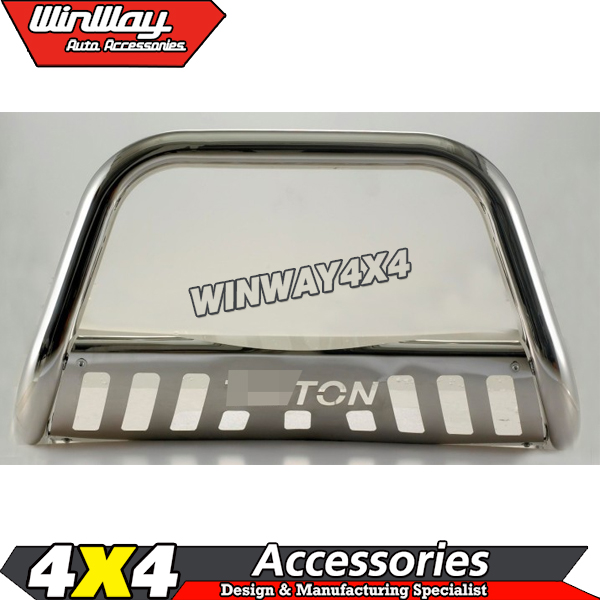 Авто 4x4 S/S передняя защита с противоскользящей пластиной для Triton L200 2009-2014
