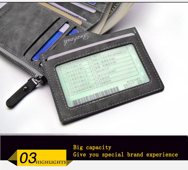 Dexbxuli D1282 Wallet Men Soft Leather wallet with removable card slots multifunction men wallet purse male clutch top quality