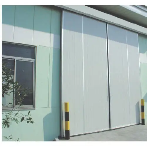 Coulissante De Style Ouvert et Position Industrielle grange porte industrielle porte coulissante