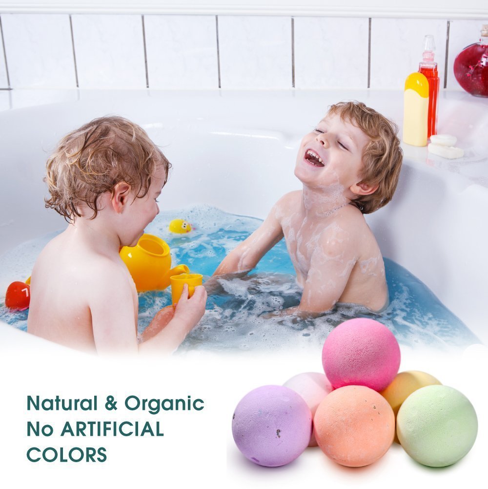 OEM organic Bath Fizzy Shea Butter Bath Bombs Natural Essential Oil Sea Salt Bath Balls