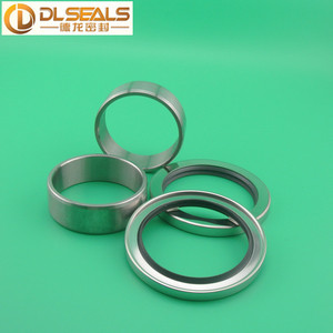 85*110*10 mm Dual Lip PTFE Oil Seals with 75*85*28mm Bushing (Screw Air Compressor Shaft Seals kits)
