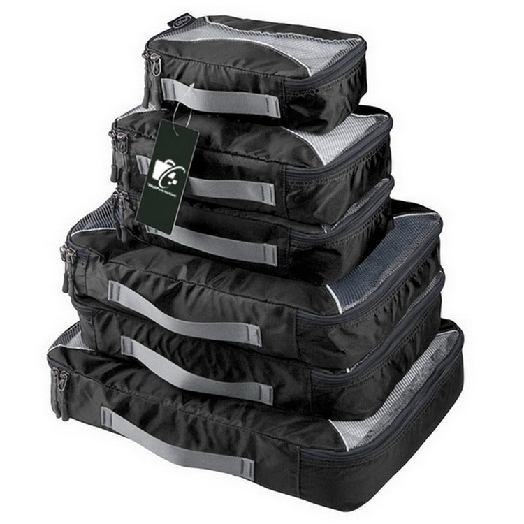 Ensemble d'organisateur de sacs de voyage durables de 5 pi&egrave;ces