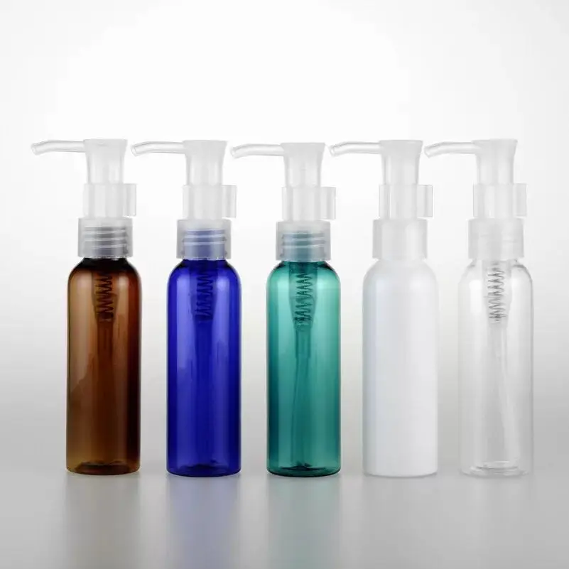 250ml 500ml 1000ml PET Personal Care Flat Shoulder Shampoo Pump Sprayer Plastic Dispenser Bottle