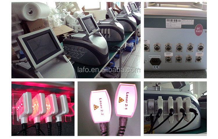 Welight loss 10 pads 650nm Professional Lipo Laser / Lipolaser Slimming Machines for sale LF-313