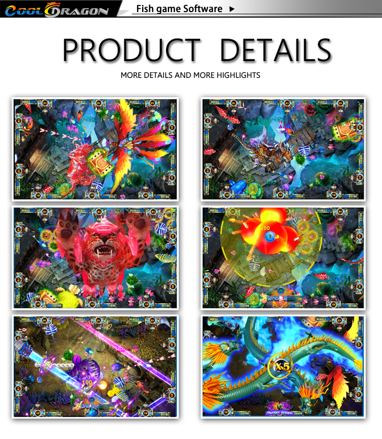 LEOPARD STRIKE Trò chơi điện tử Game Fish Hunter Fish Game Machine IO Board Decode Box Game Phần mềm