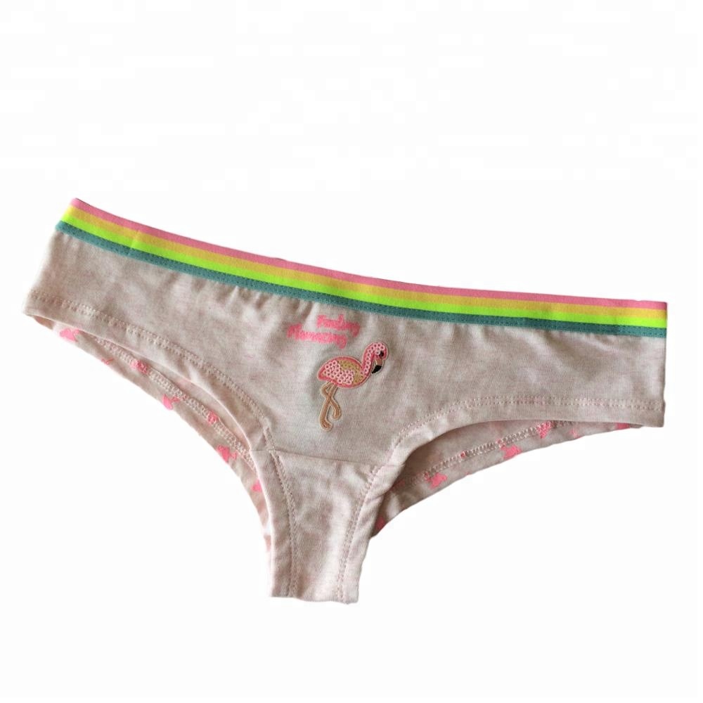 Лучшие леди нижнее белье для девочек-подростков; Хлопок; Женские трусики-стринги и со сплошным рисунком задняя часть женщин T
