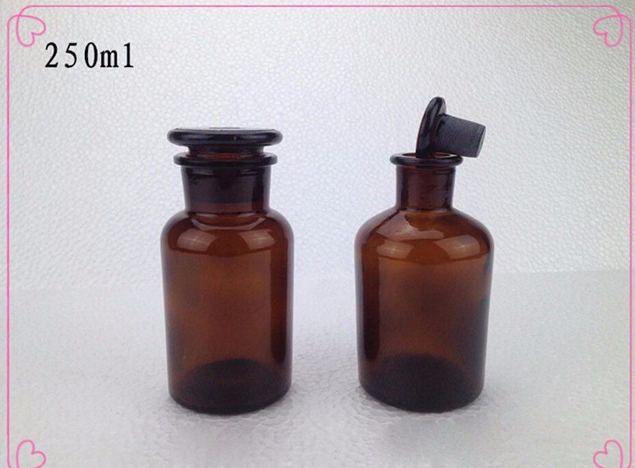 Haonai hot sale bulk pharmaceutical amber Glass medicine bottle