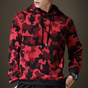 red camo hoodie