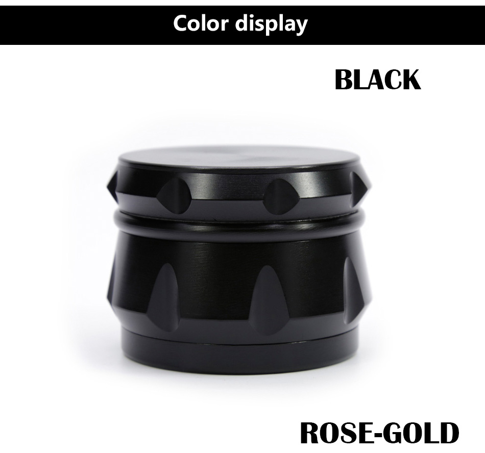 63mm 4 layer zinc alloy crusher metal grinder custom logo 5963