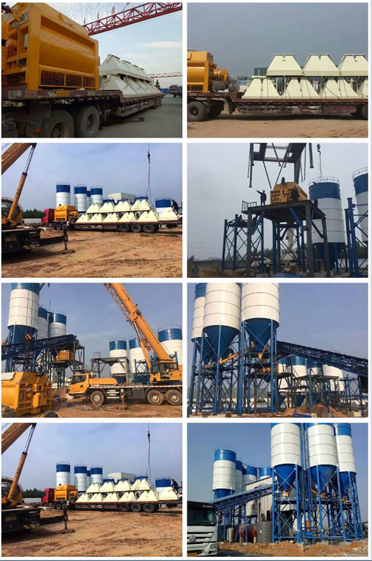 Top suppliers Automation 180m3h concrete mixing batching plant