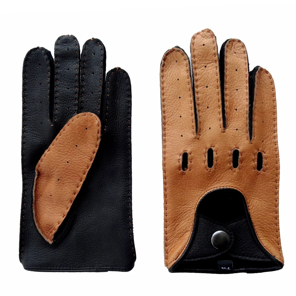 Factory price of leather driving gloves without lining