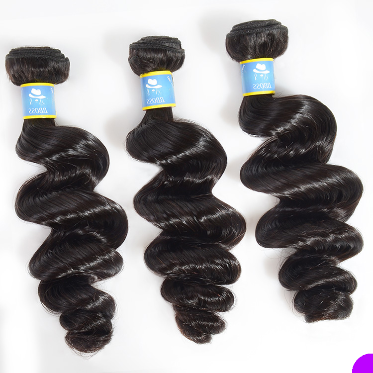 Full Cuticle No Tangle Pre Braided Hair Weft 24 Inch Human Wet And
