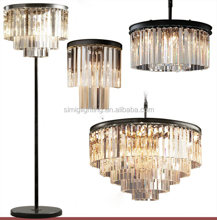 Американская железная вилла, современная роскошная хрустальная люстра k9 с комбинированным освещением