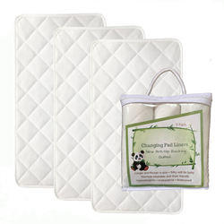 High Quality Amazon White Cotton 4 layers waterproof baby changing mat
