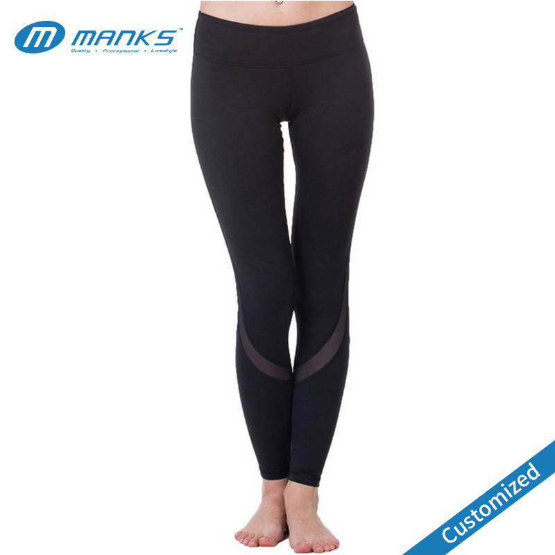 ladies black yoga pants
