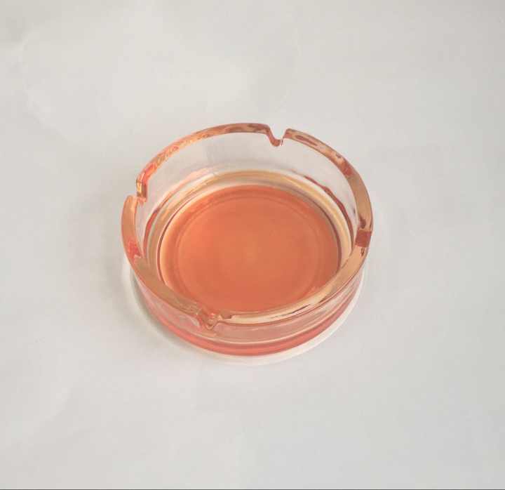 Haonai home colored glass ashtray crystal car ashtray square glass ashtray