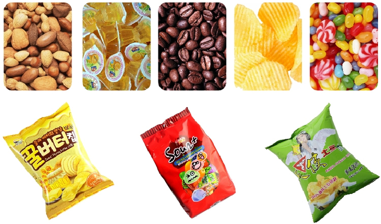 Automatic Jelly Candy Weight Packing Machine With Printing Machine