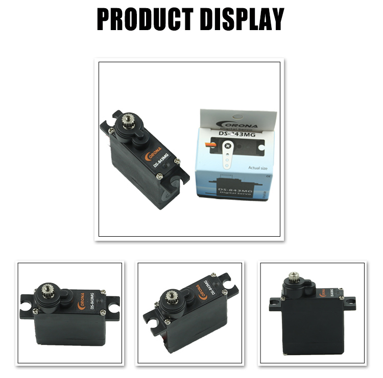 Corona DS843MG 23x9x23mm rc metal gear digital サーボ for sale