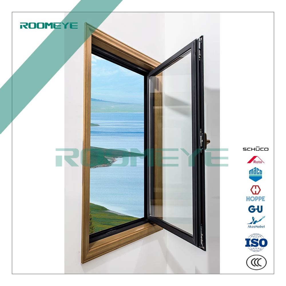 German based aluminum tilt and turn windows