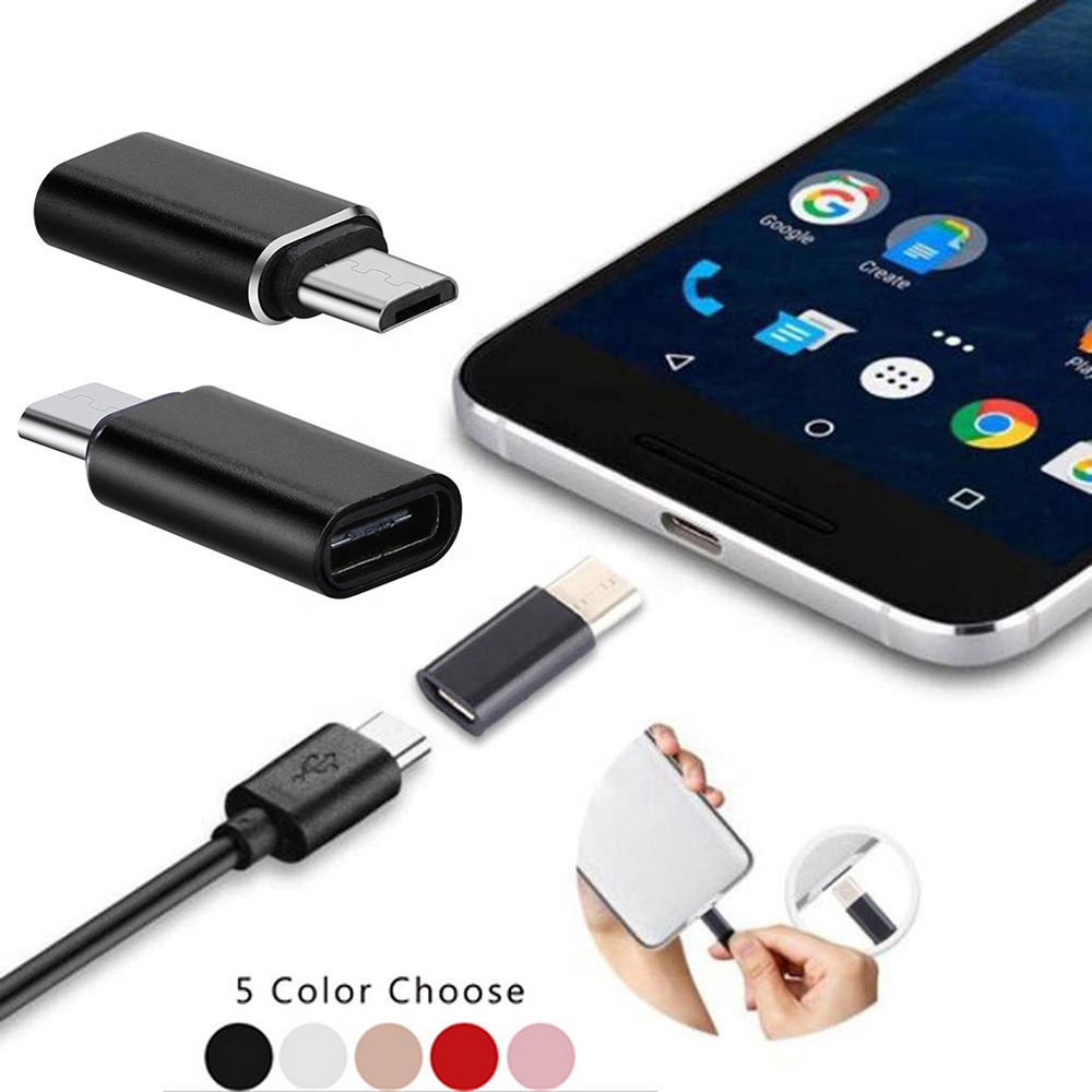 Переходник для зарядки и синхронизации данных с разъемом типа C «Мама» на Micro USB «папа»