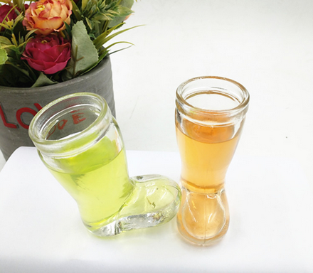 shoe shaped shot drinking glass
