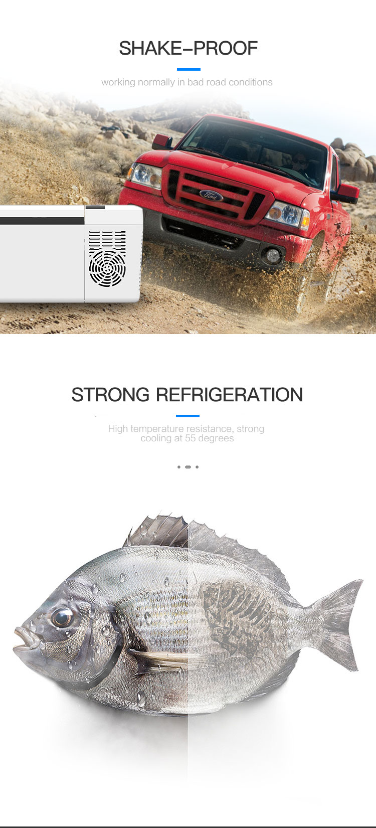 Factory direct wholesale 15L mini portable car refrigerator