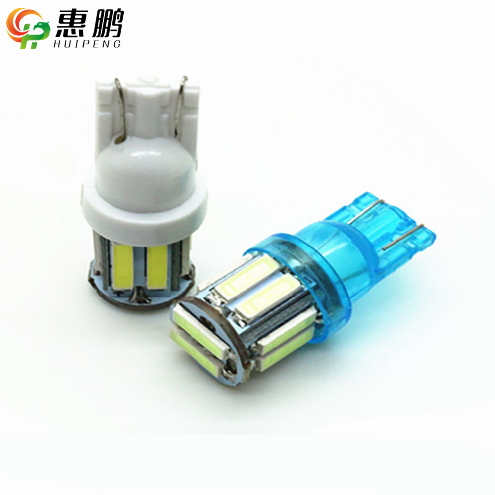 Просвет внешние огни w5w t10 10Led t 10 led 7014 12v Авто 5w5 белая лампа