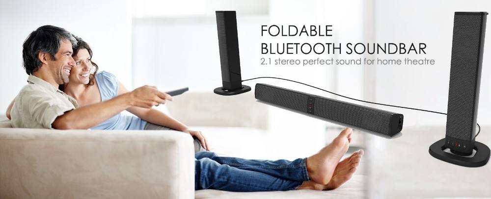 ホームシアタースリム取り外し可能なBluetoothサウンドバー