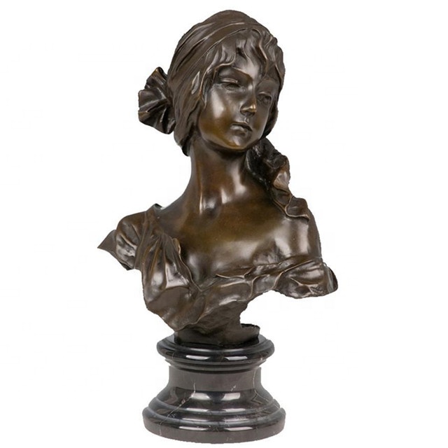 SHTONE Indoor маленький размер статуя маленькой девочки TPY-509 латунные статуэтки художественная бронзовая скульптура бюста
