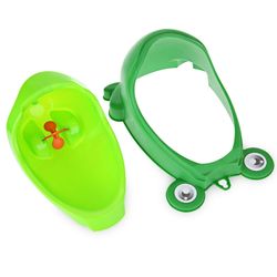 Same Day Shipping Hot-selling Safe Cartoon Frog Shape Kids Wall-Mounted Potty Toilet