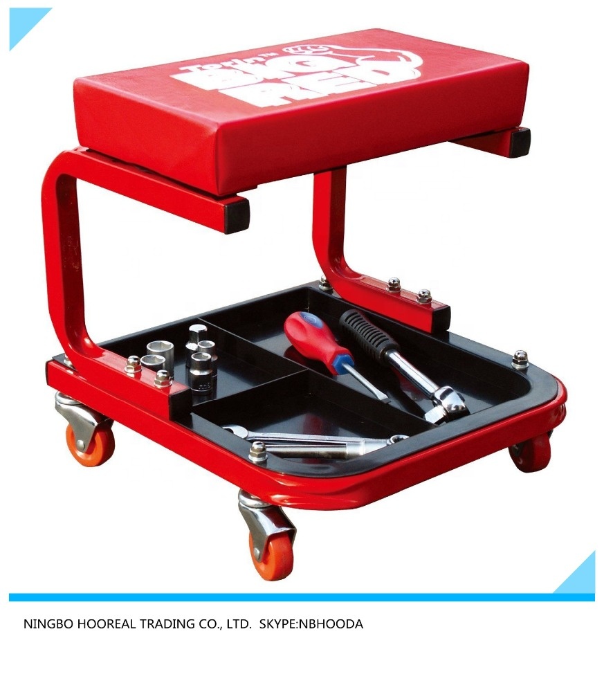 Auto Shop Stools Mechanic With Wheels Creeper Seat Car Truck
