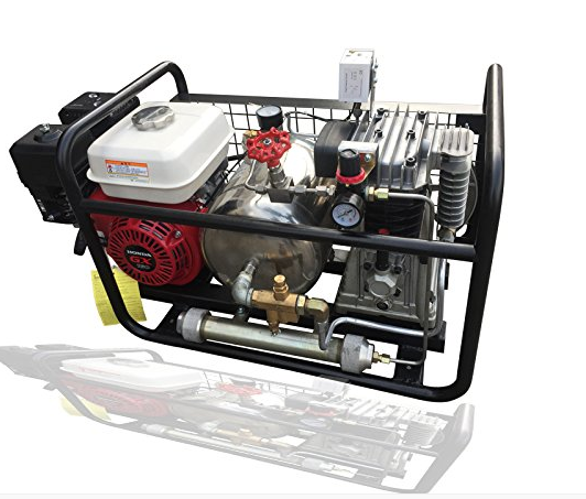High Pressure Piston Diesel Air Compressor for Firefighting Scba Breathe Equipment