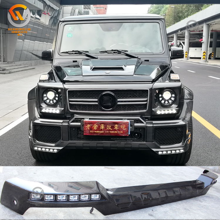 カーボンファイバー車のエンジンフードボンネットスクープカバー
