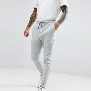 2018 NEW High Quality Custom Logo Slim Fit Gym Wear Fleece Jogger In Grey