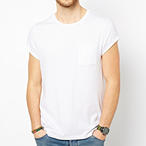 plain white shirt with pocket