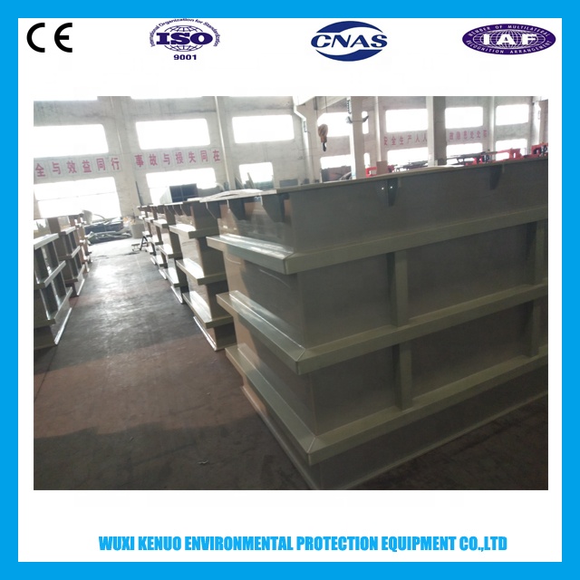 Гальванизированный поднимающийся цинковый бак из полипропилена с около усиления